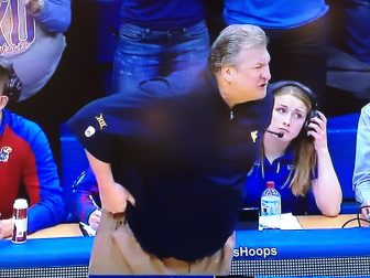 Bob Huggins Tossed After West Virginia Blows Another Lead To Kansas