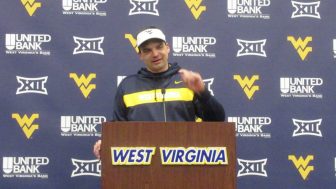 Neal Brown Disccuses First Spring Practice