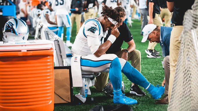 cam newton foot injury