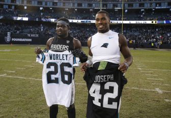 Two Former Mountaineers Daryl Worley and Karl Joseph