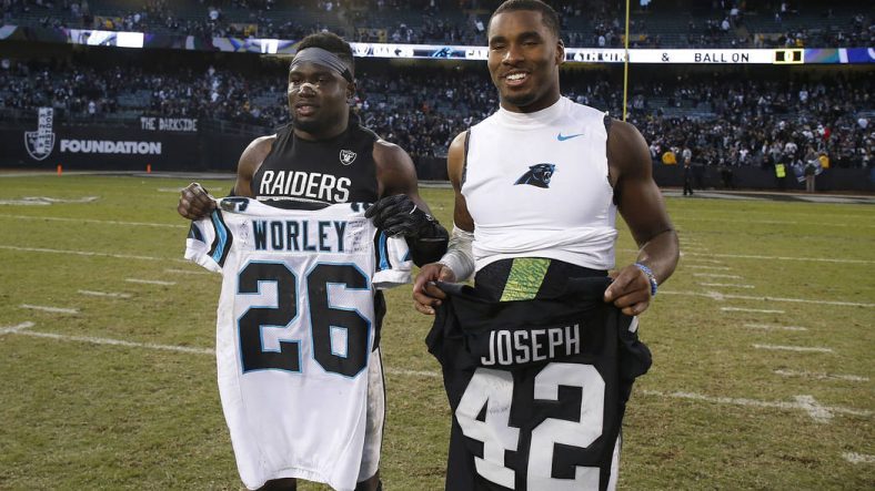 Two Former Mountaineers Daryl Worley and Karl Joseph